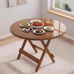 Rental house dining table Multifunctional foldable table Outdoor stall Small dining table Small apartment can store new products
