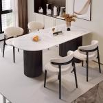 Luxury Modern Dining Table Mobile Kitchen Restaurant Study Gaming Living Room Dining Table High Mesas De Jantar Home Furniture