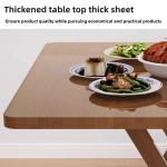 Rental house dining table Multifunctional foldable table Outdoor stall Small dining table Small apartment can store new products