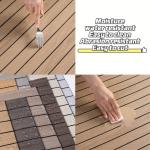 NINETAI Peel and Stick Floor Tile,1 roll of decorative 3D wall panels, measuring 15.75x118.11 inches (12.92 square feet