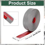 1 Piece 2m/78.74in Self-Adhesive Transition Strip Laminate Floor Spacer For Bridging Floor Gaps And Carpet Thresholds