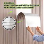 NINETAI Peel and Stick Floor Tile,1 roll of decorative 3D wall panels, measuring 15.75x118.11 inches (12.92 square feet