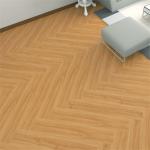 10Pcs 40x15cm PVC Floor Stickers Self-adhesive Waterproof Thickened Wood Grain Floor Foam Living Room