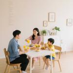 Cream Rectangular Dining Table Set 4 Chairs Space Saving Small Apartment Modern Minimalist Foldable Extendable Kitchen Table