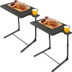 1 pack adjustable folding table - with 6 height and 3 angle of inclination settings for restaurants