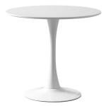 Modern round tulip dining table, restaurant dining table for rent, family small round table coffee table, bedroom bedside table