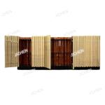 HS Italian light luxury dining side cabinet high-end villa home creative design stainless steel symphony wall storage cabinet