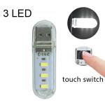 Mini Portable USB LED Book Light DC5V Ultra Bright Reading Book Lamp 3leds 8leds 24leds Lights for Power Bank PC Laptop Notebook