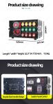 Outdoor event stage big power portable Electrical Power Distribution Boxes distro box equipment box light power control