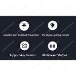 Outdoor event stage big power portable Electrical Power Distribution Boxes distro box equipment box light power control