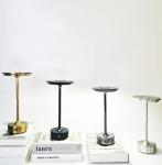 Deedlite Casekis Ecolume Table Lamp, Cordless Rechargeable Lamp with 3 Brightness Levels, Touch Control & Remote, Portable Wireless Light for Indoor Outdoor, Desk, Bedroom, Patio (Gold)