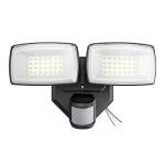 Onforu 32W 2 Head Motion Sensor Outdoor Lights, 3200LM 6500K LED Security Light Hardwired, Dusk to Dawn, Motion Detector Light for Outside, IP65 Waterproof Flood Lights for Garage, Yard(Black)