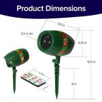 Star Shower Ultra 9 Outdoor Laser Light Show with Remote, AS SEEN ON TV, New 9 Unique Patterns, Showers Home w/Thousands of Lights, 3 Color Combinations, Motion or Still, Up to 3200 Sq Ft