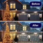 Star Shower Ultra 9 Outdoor Laser Light Show with Remote, AS SEEN ON TV, New 9 Unique Patterns, Showers Home w/Thousands of Lights, 3 Color Combinations, Motion or Still, Up to 3200 Sq Ft