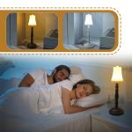 Kawaii Dollhouse Miniature Floor lamp LED Desk Lamp Atmosphere Sleeping Light Dollhouse Furniture Toy Room Decor