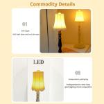 Kawaii Dollhouse Miniature Floor lamp LED Desk Lamp Atmosphere Sleeping Light Dollhouse Furniture Toy Room Decor
