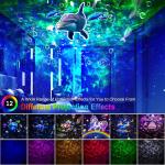 Ocean Wave Kids Projector Night Light Projector 360°Rotating Jellyfish Lamp Baby Toddler Bedroom Ceiling Birthday Christmas Gift