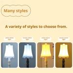 Kawaii Dollhouse Miniature Floor lamp LED Desk Lamp Atmosphere Sleeping Light Dollhouse Furniture Toy Room Decor