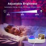 Ocean Wave Kids Projector Night Light Projector 360°Rotating Jellyfish Lamp Baby Toddler Bedroom Ceiling Birthday Christmas Gift