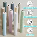 3D Linen WallPaper Self-Adhesive Bedroom Warm Background Wallpaper Household Decor Waterproof Moisture-Proof Foam wall Sticker