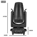 Outdoor Waterproof IP65 600W LED Moving head Light CMY+CTO Zoom Beam Spot Wash DJ Stage Light For Disco Events 6 Rows of Prisms