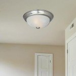 Satin Platinum Modern 3-Light Flush Mount Ceiling Light