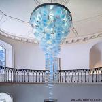 LED Chandelier Large Customization Hotel Lobby Long Stair Luxury Glass Crystal High Ceiling Pendant Light