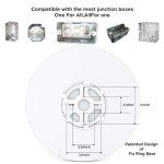 TALOYA LED Ceiling Light Living Room White, 15.8 Inch Thin Flat Modern Flush Mount Lighting Fixture for Bedroom,5 Color Temperatures in 1, 24w Round 0.94 Inch Thickness