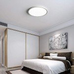 TALOYA LED Ceiling Light Living Room White, 15.8 Inch Thin Flat Modern Flush Mount Lighting Fixture for Bedroom,5 Color Temperatures in 1, 24w Round 0.94 Inch Thickness