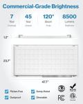 Sunco 2x4 LED Flat Panel Light Drop Ceiling Office Fixture, 7700 LM, Selectable Features, 40W/50W/60W, 4000K/5000K/6000K, Dimmable (0-10V), Dustproof ETL 2 Pack