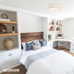 CALOKES 13" Fabric Flush Mount Ceiling Light, 24W 3000K LED Closed to Ceiling Light Fixture with Classic Linen Drum Design for Bedrooms, Kitchen, Dining Room, Hallway