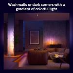 Philips Hue Signe Smart Table Lamp, White - White and Color Ambiance LED Color-Changing Light - 1 Pack - Control with Hue App - Compatible with Alexa, Google Assistant, and Apple Homekit