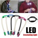Book Reading Crocheting Light Adjustable 360° Angle Flexible Handsfree Led Neck Light Hug Reading Lamp Led Night Flashlight