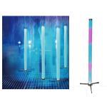 Outdoor battery led tube light RGB 128 * 0.25W waterproof stage light DMX512