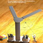 Folding LED Touch Dimming Table Lamp Reading Eye Protection Double Head Desk Lamp With Time Date Bedside USB Charge Night Light