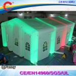 Inflatable White Wedding Tent With LED Light Outdoor Inflatable Event Tent Marquee Portable Inflated Church for Wedding Party