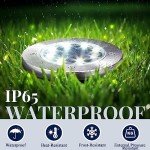 SOLPEX Solar Lights Outdoor Waterproof, 12 Pack Solar Ground Lights, Solar Garden Lights Landscape Lighting for Pathway Driveway Patio Backyard Walkway (Cool White)