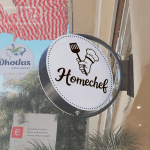 Custom 360 Rotating Light Box Led Sign Outdoor Business Acrylic Signage Illuminated Signboard Waterproof House Shop Logo