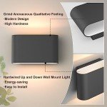 Aipsun Black Modern LED Wall Sconces Set of 2 Indoor Wall Lights Hardwired Up and Down Wall Mount Light for Living Room Bedroom Hallway Corridor Conservatory Warm White 3000K(with G9 Bulbs)