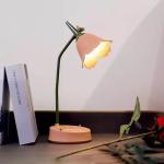 Flower LED Desk Lamp Student Bedroom Room Lighting Touch Reading Lamp Eye Protection Multi-function Lamp Table Light