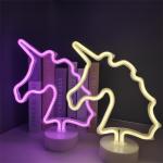 Rainbow Catus Led Neon Lights Cocont Tree Pineapple Neon Sign Lamp USB/Battery Power Unicon Lamp Room Table Holiday Decor