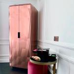 wine cabinet against the wall living room home display cabinet creative art sense high-end luxury light luxury locker