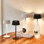 Charging Led Table Lamps Plug-in Wine Bottle Bar Restaurant  Atmosphere Night Lights Bedroom Bedside Decorative USB Desk Lamps