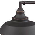 Westinghouse 6344800 One-Light Indoor Finish with Highlights Iron Hill Wall Fixture, 1 Sconce, Oil Rubbed Bronze/Bronze,Black