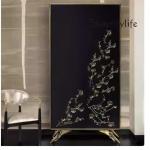 W Italian Light Luxury Integrated Wall Locker High-end Villa Simple Wardrobe Creative Pure Copper High Cabinet