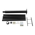 Bymaocar 5M Street Light Pole, Street Lamp Post, Split Street Lamp Post Suitable for Outdoor Street Capacity About 100kg