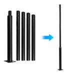 Bymaocar 5M Street Light Pole, Street Lamp Post, Split Street Lamp Post Suitable for Outdoor Street Capacity About 100kg