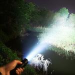 Strong Light Rechargeable Flashlight for Night Duty Patrol Lighting, Outdoor Long-range Flashlight, Outdoor Hiking Equipment