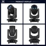 2 Pack Outdoor Waterproof IP65 350W 380W DMX Beam 350 380 Halo Ring Moving Head Light With Flight Case