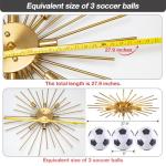 ZGLAOJT Semi Flush Mount 8 Light Ceiling Light Modern Metal Ceiling Lighting Gold Light Fixture Chandelier for Farmhouse Kitchen Dining Room Bedroom Hallway Living Room.